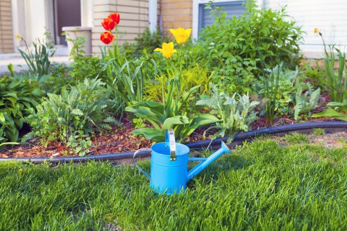 Garden site hazard control and careful working procedures