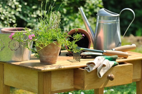 Professional patio washing for a tidy Morden garden